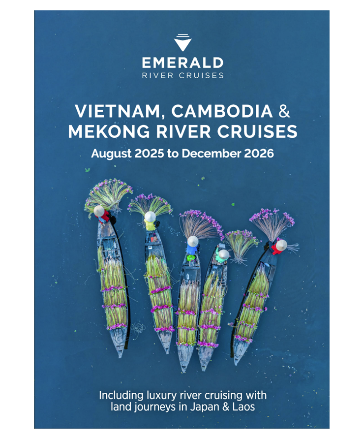 Emerald Cruises Asia River Cruising Brochure Cover