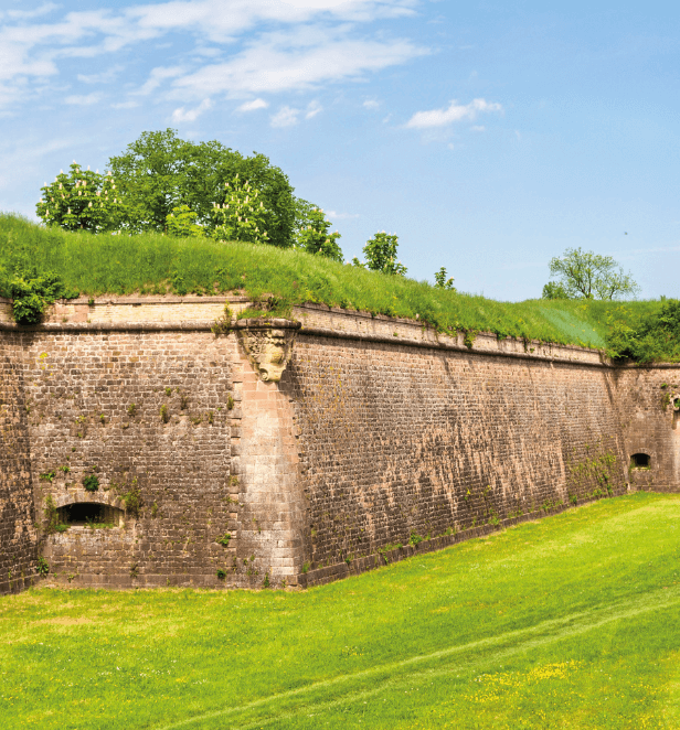 Neuf-Brisach fortified town, Alsace,  France