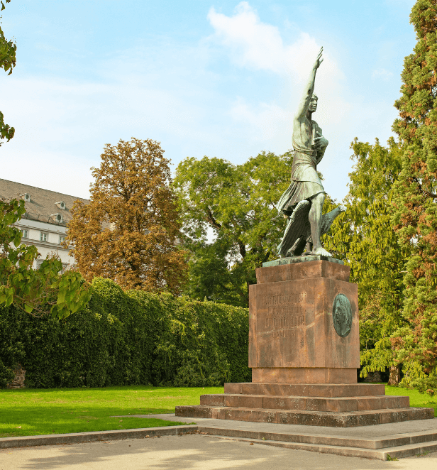 Park scenes in Koblenz, Germany