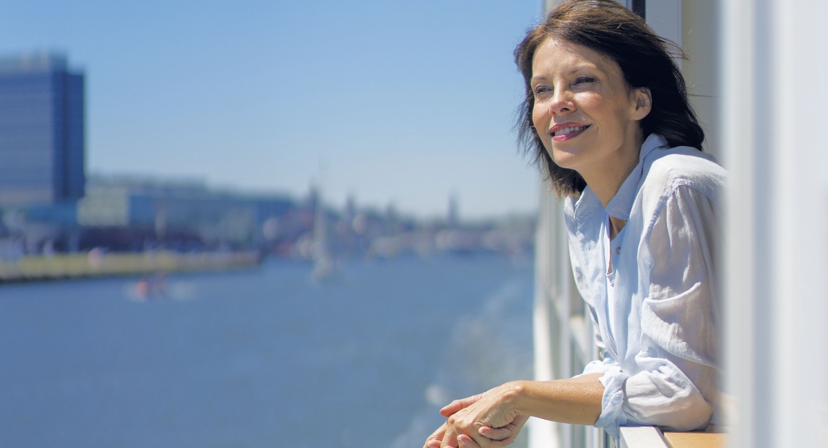 solo traveler on a river cruise