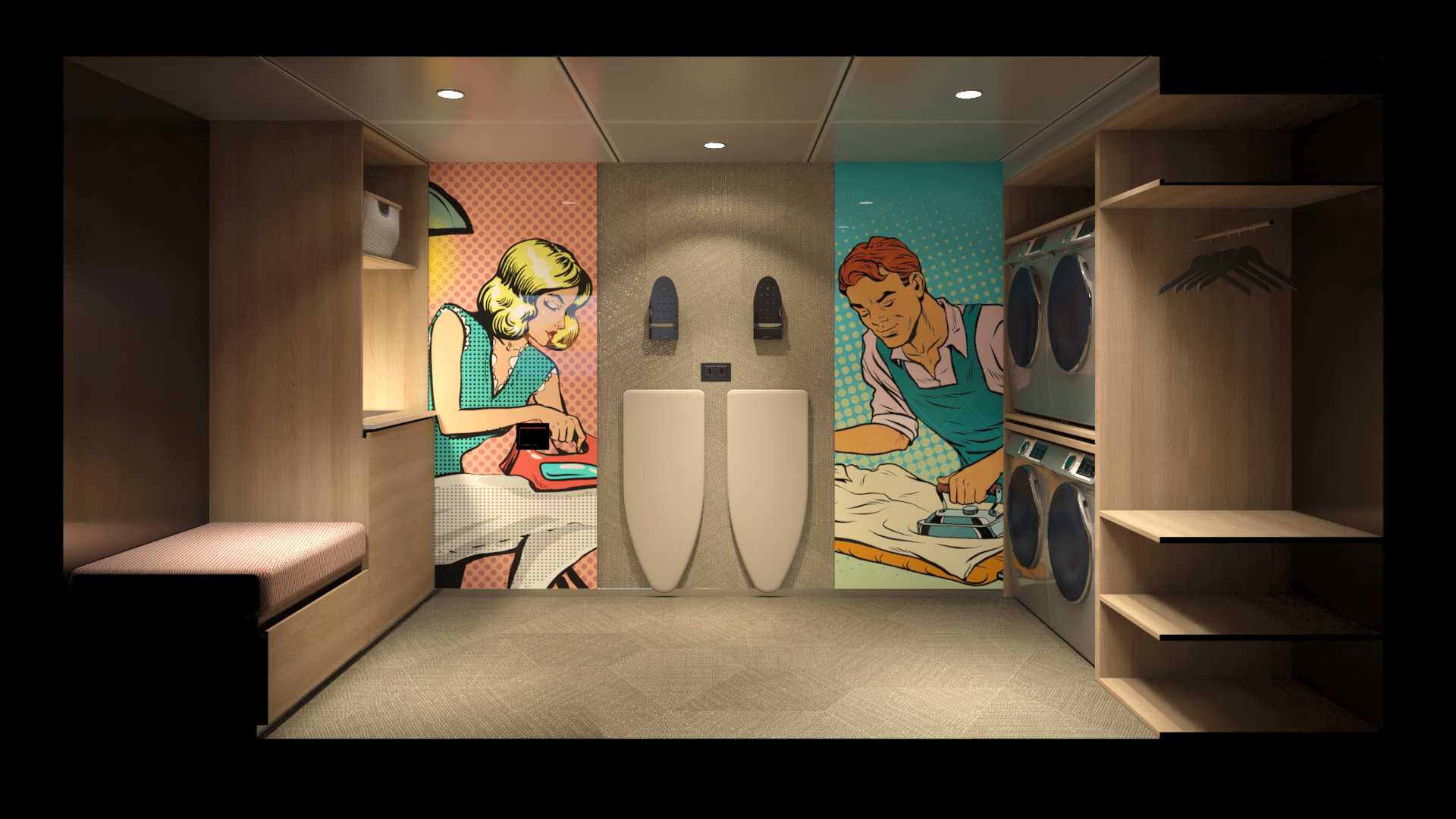 Emerald Astra Laundry Room