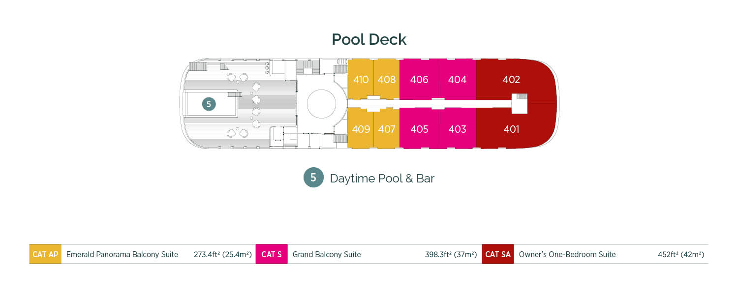 Emerald Harmony - Deck Plans - Pool Deck