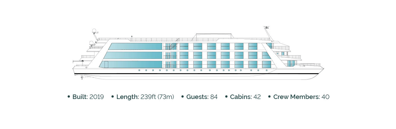 Emerald Harmony - Deck Plans - side View